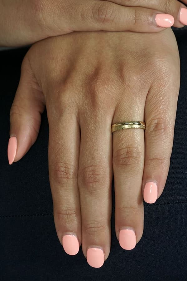 Women's Wedding Bands Gofas Silver