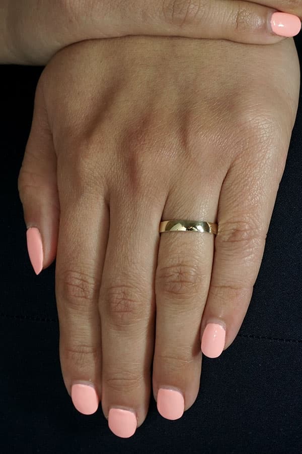 Women's Wedding Bands Gofas Silver