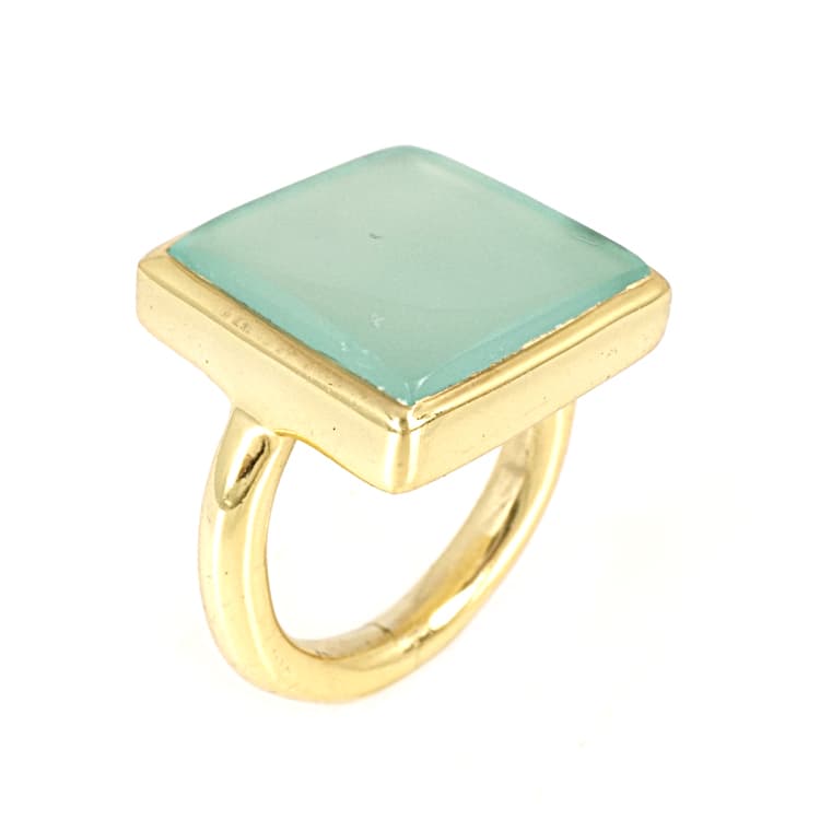 Ασημένιο Επιχρυσωμένο Δαχτυλίδι με Πέτρα DX267