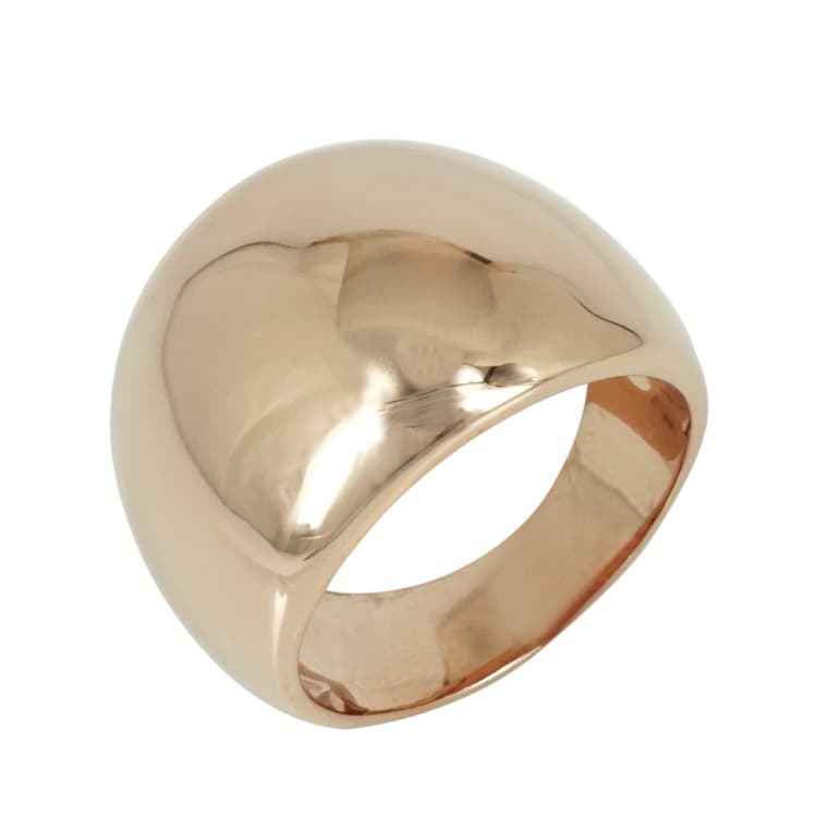 Luxenter Δαχτυλίδι από Ροζ Επιχρυσωμένο Ατσάλι LUX124
