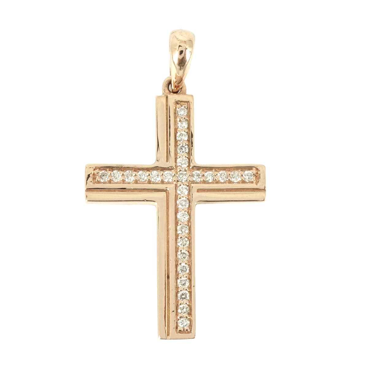 Boys' Baptism Crosses Gofas Rose Gold