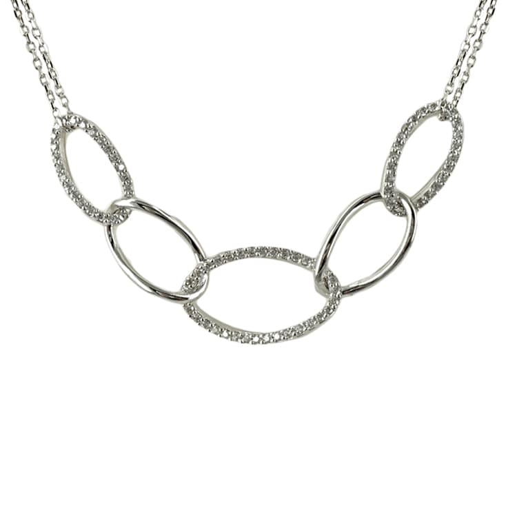 Λευκόχρυσο Κολιέ Κ14 KL70695