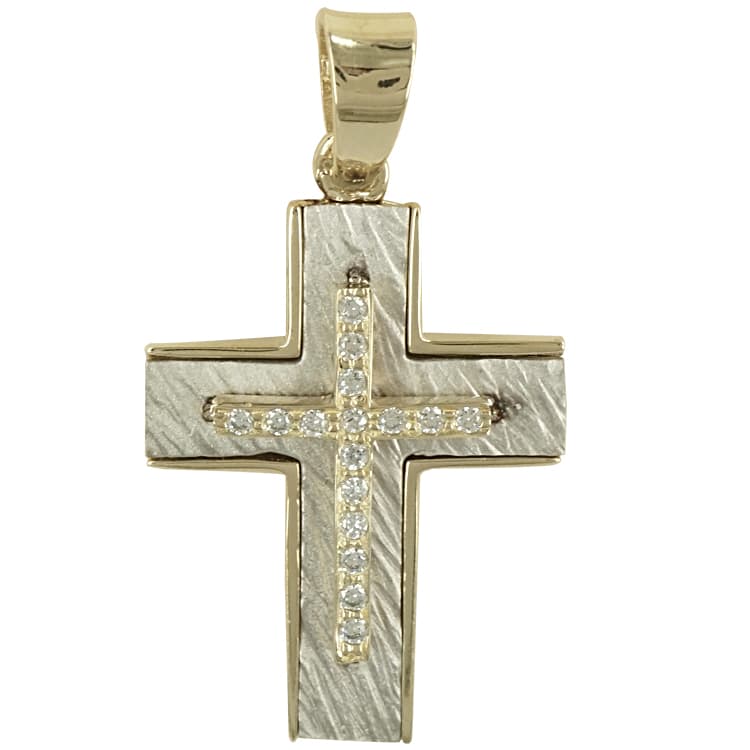 Boys' Baptism Crosses Gofas Gold