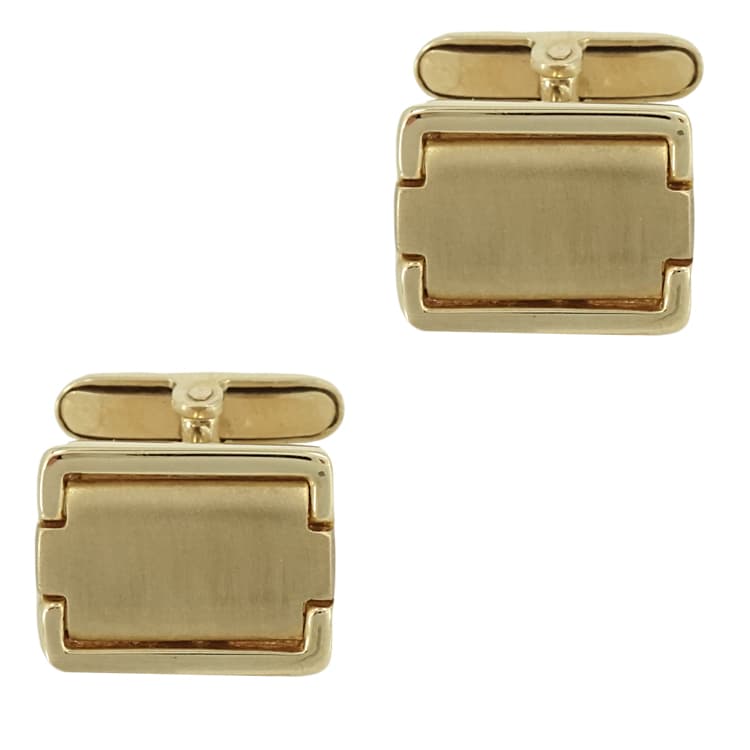 Κίτρινα Χρυσά Μανικετόκουμπα Κ14 MANK128