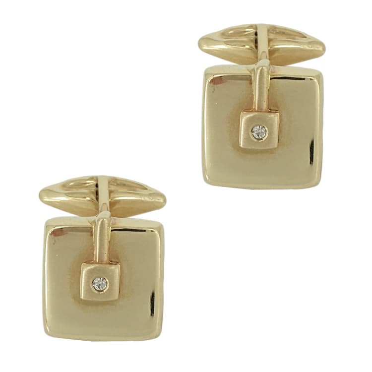 Κίτρινα Χρυσά Μανικετόκουμπα Κ14 MANK139