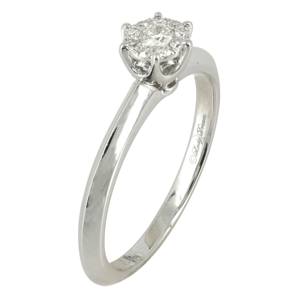 Μονόπετρο Δαχτυλίδι Κ18 με Διαμάντι Brilliant DDX187