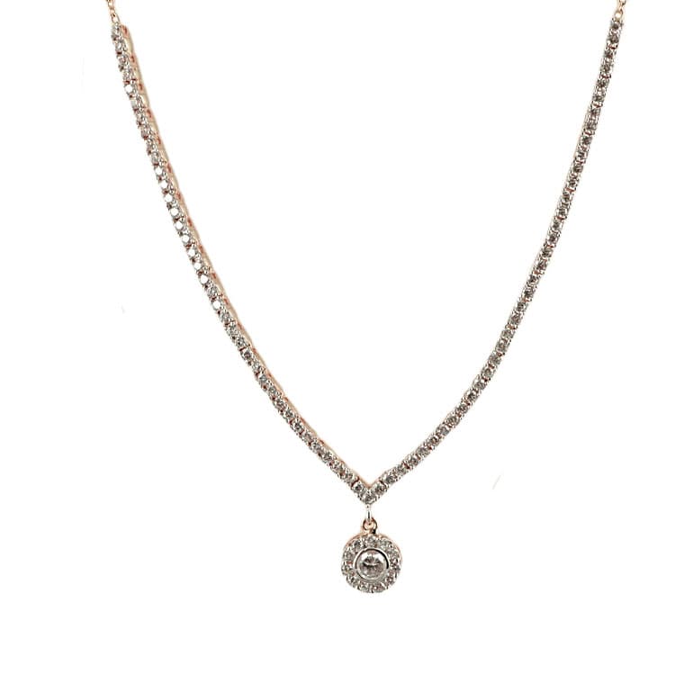 Women's Necklaces Gofas Rose Gold