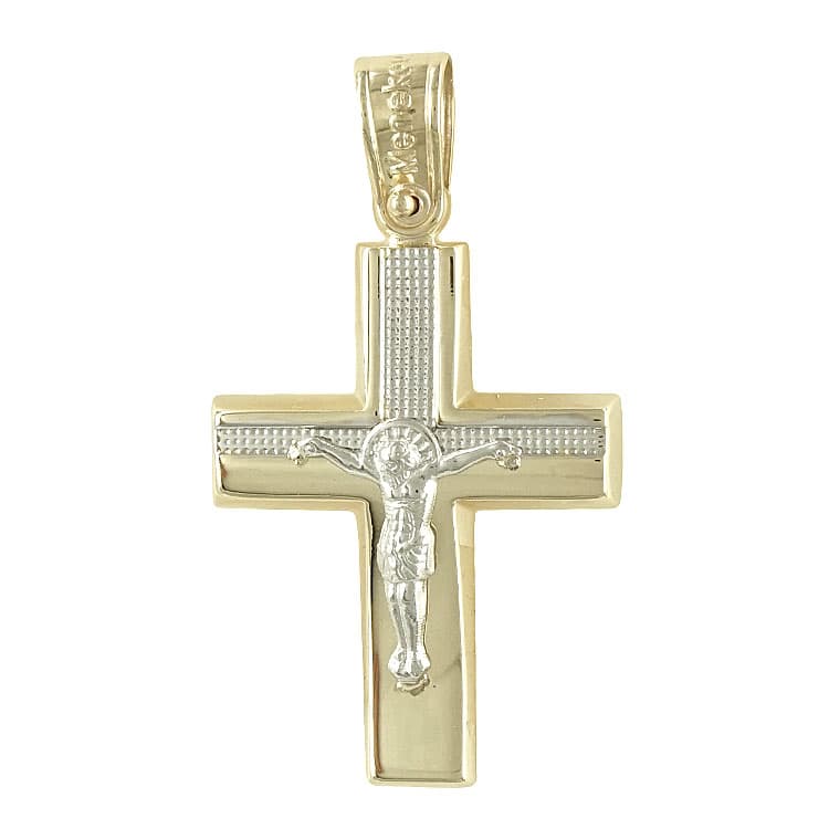 Boys' Baptism Crosses Gofas Gold