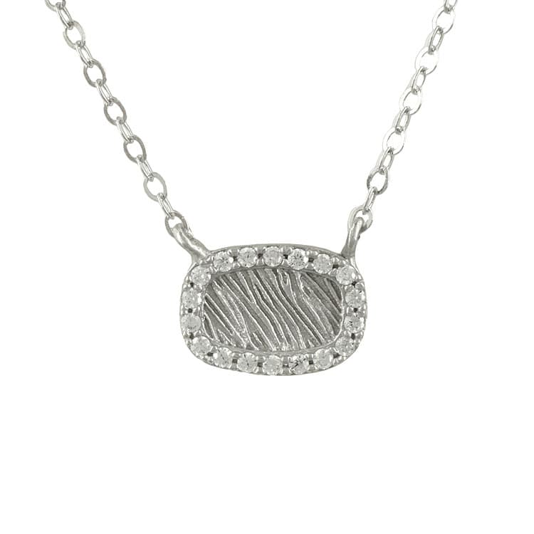 Κολιέ από Λευκό Χρυσό Κ14 KL401