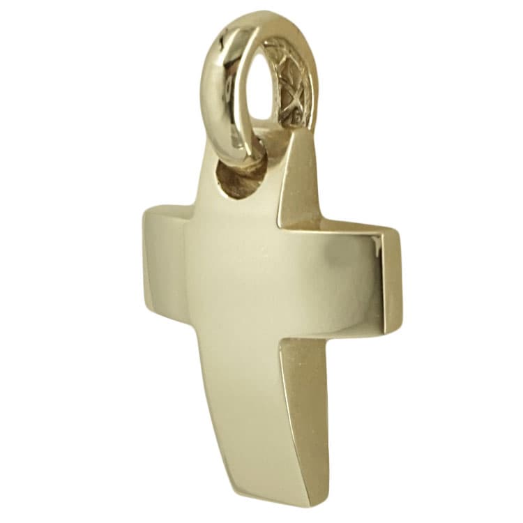 Σταυρός Βάπτισης 14 Καρατίων Κίτρινος Χρυσός Ανδρικός ST1960