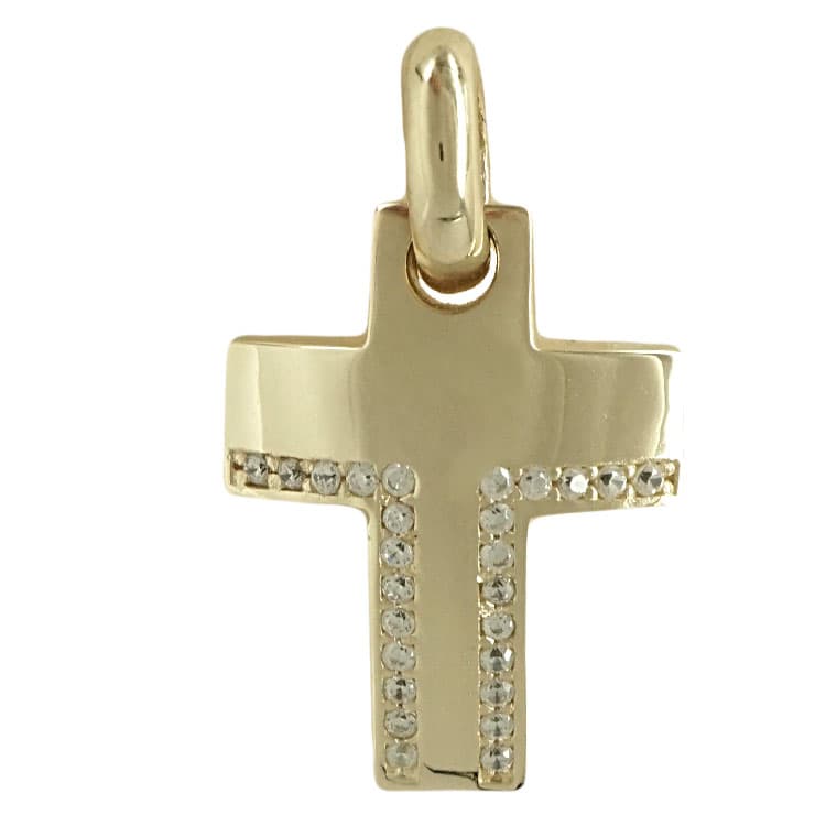 Boys' Baptism Crosses Gofas Gold