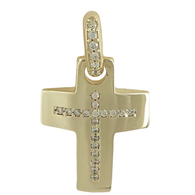 Boys' Baptism Crosses Gofas Gold