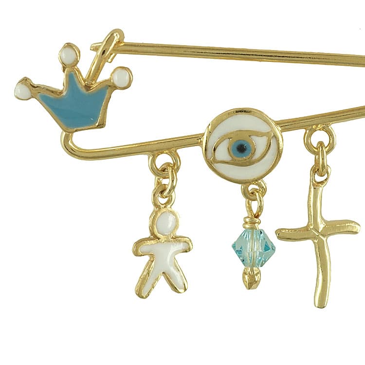 Boys' Safety Pins Gofas Silver