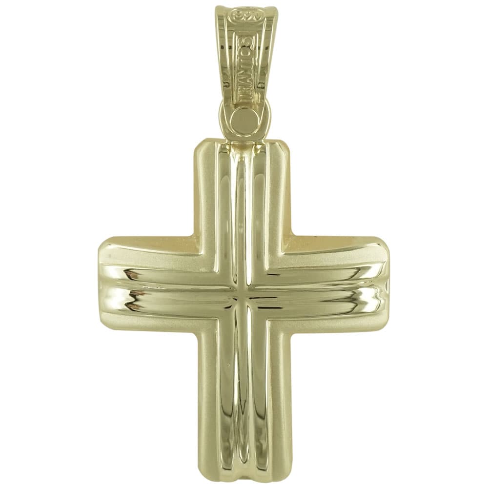 Boys' Baptism Crosses Σταυροί ΤΡΙΑΝΤΟΣ Gold