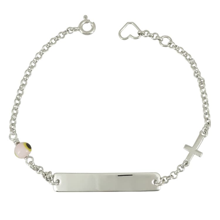 Ασημένια Παιδική Ταυτότητα TVR233