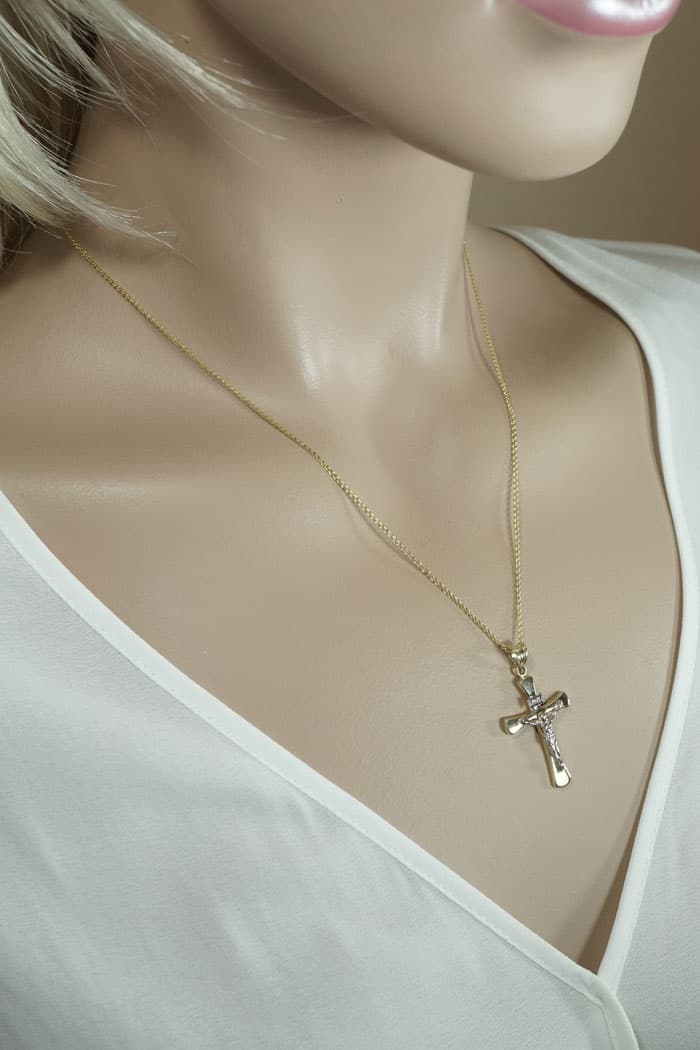 Boys' Baptism Crosses Gofas Gold