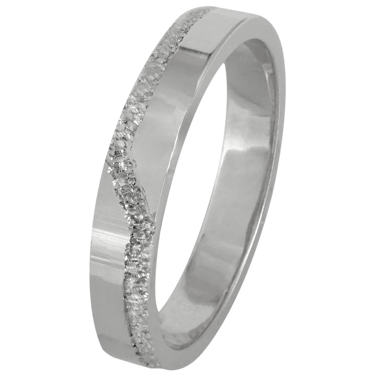 Λευκόχρυση Βέρα Γάμου WR197W k14