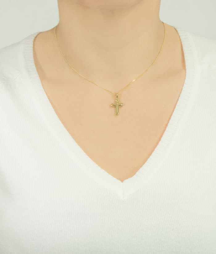 Boys' Baptism Crosses Gofas Gold