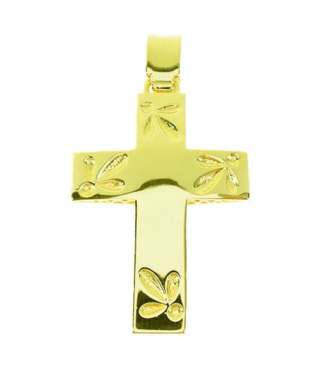 Boys' Baptism Crosses Gofas Gold