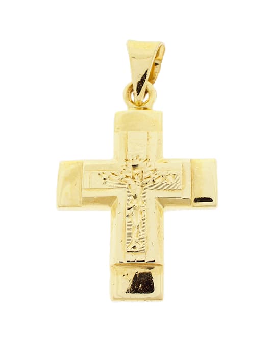 Girls' Baptism Crosses Gofas Gold