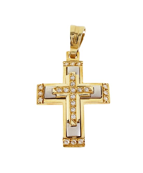 Girls' Baptism Crosses Gofas Gold