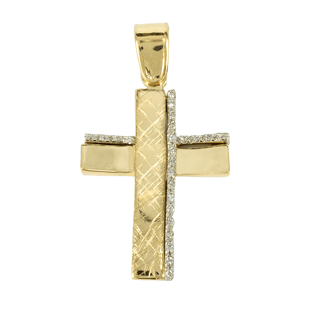 Girls' Baptism Crosses Gofas Gold