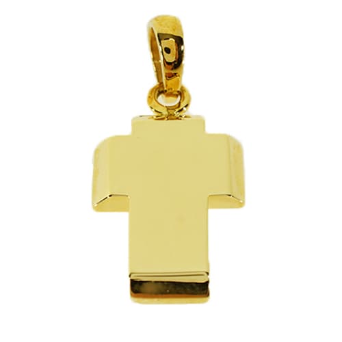 Σταυρός Βάπτισης 18 Καρατίων Κίτρινος Χρυσός Ανδρικός ST618