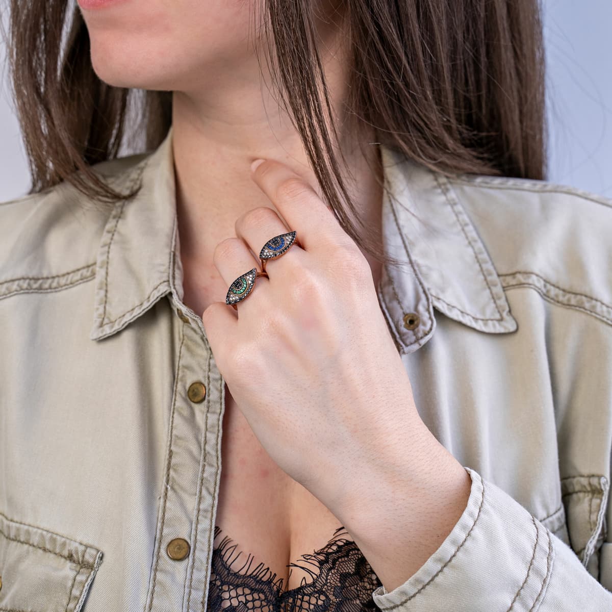 Women's Necklaces Gofas Silver