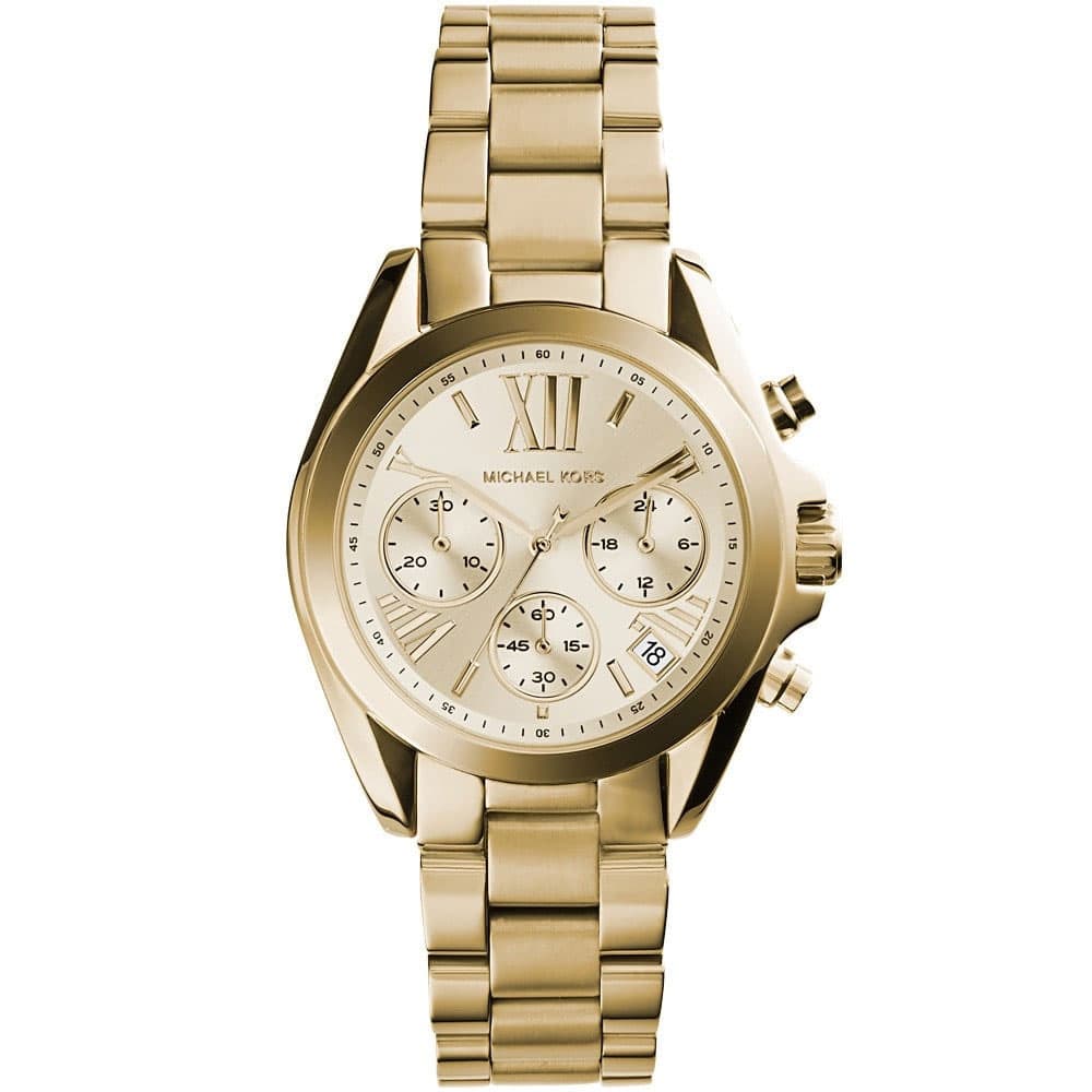 MICHAEL KORS Bradshaw Medium Chronograph Gold Stainlees Steel Bracelet MK5798