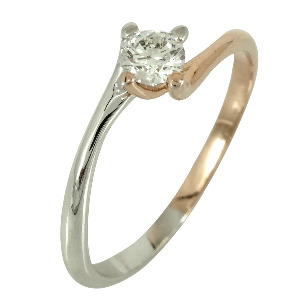 Μονόπετρο Δαχτυλίδι Κ18 με Διαμάντι Brilliant D74443