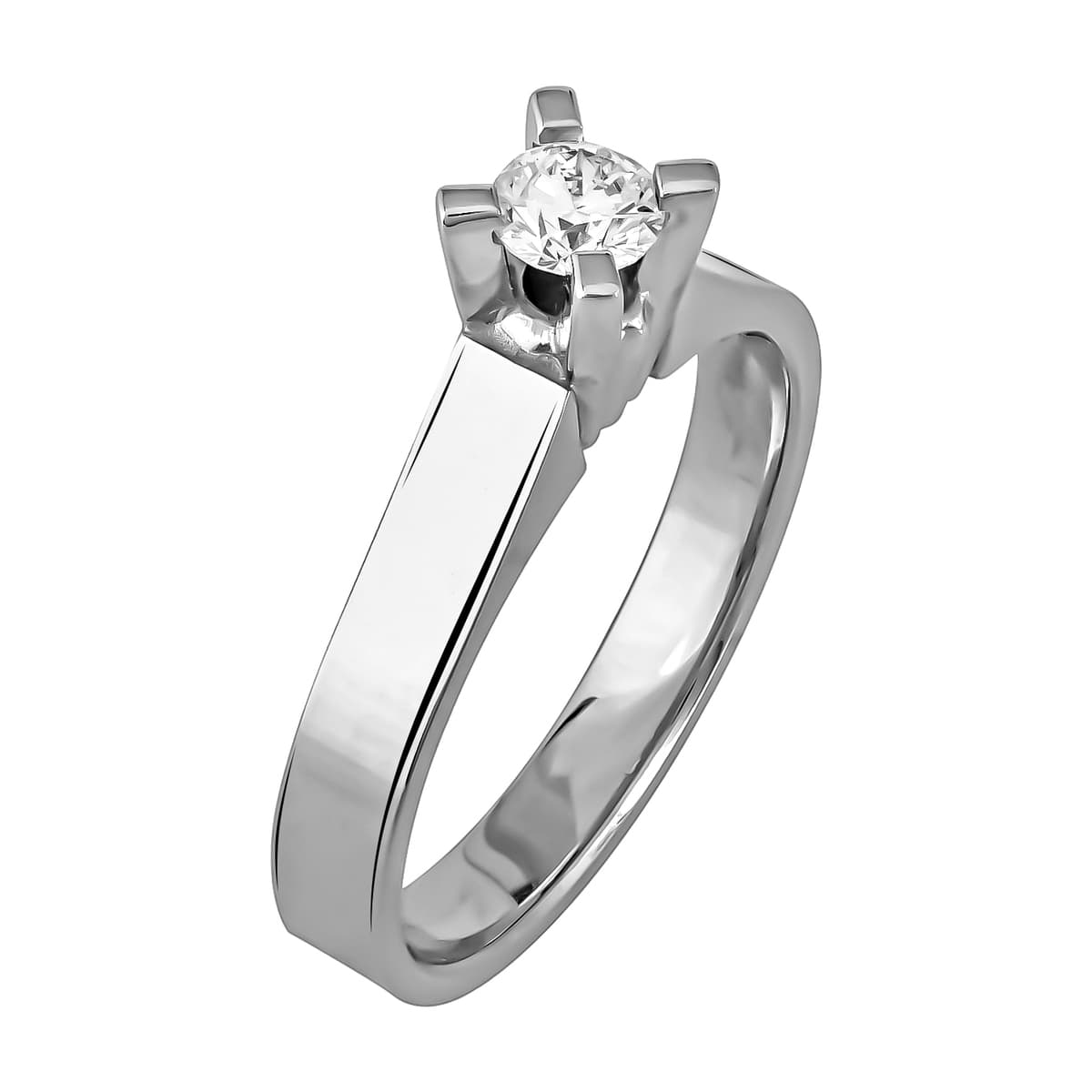 Μονόπετρο Δαχτυλίδι Κ18 με Διαμάντι Brilliant R16053