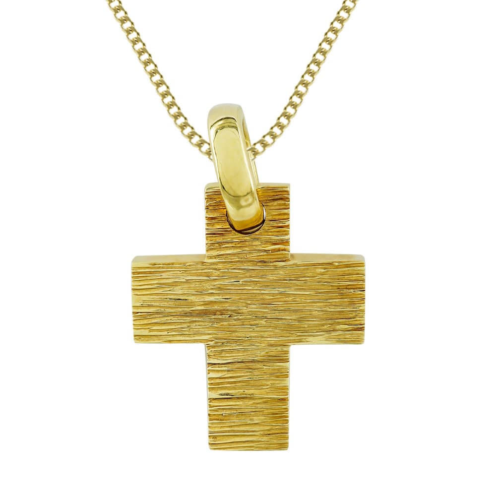 Boys' Baptism Crosses Gofas Gold