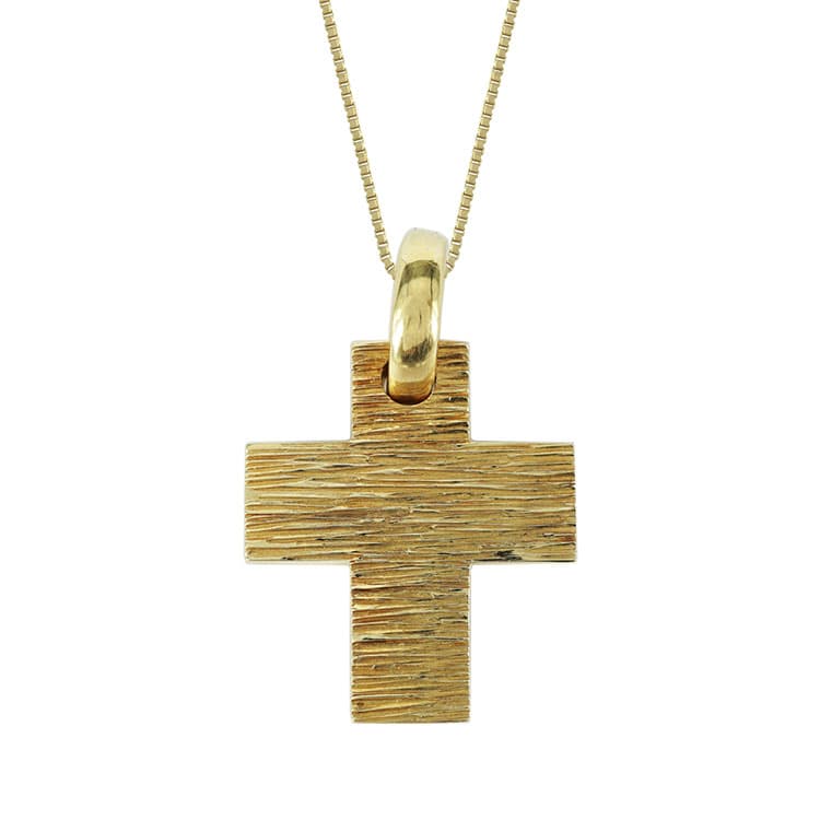 Boys' Baptism Crosses Gofas Gold