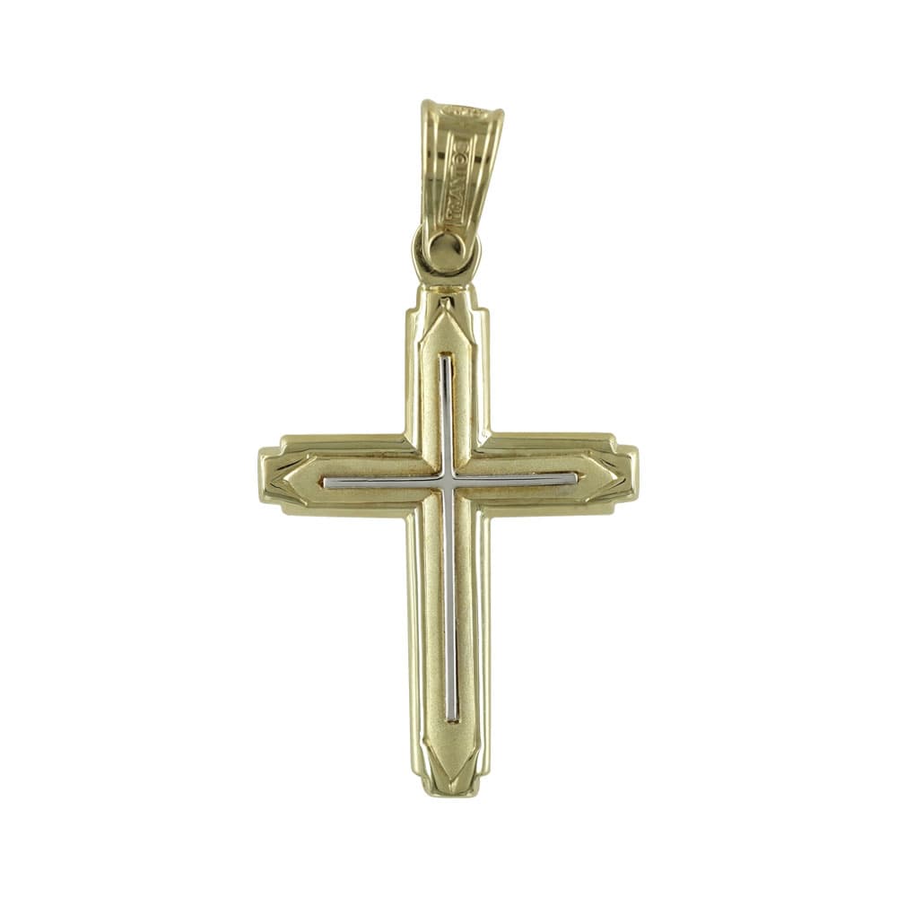 Boys' Baptism Crosses Σταυροί ΤΡΙΑΝΤΟΣ Gold