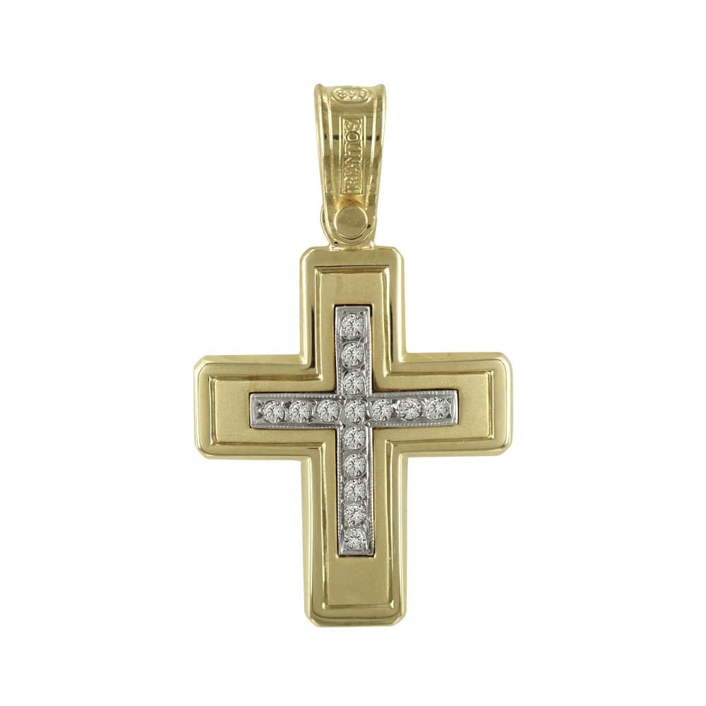 Boys' Baptism Crosses Σταυροί ΤΡΙΑΝΤΟΣ Gold