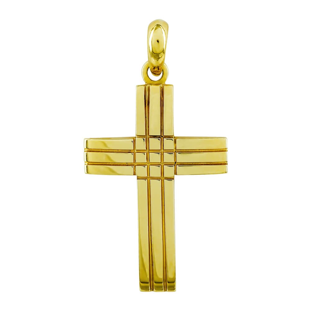 Boys' Baptism Crosses Gofas Gold