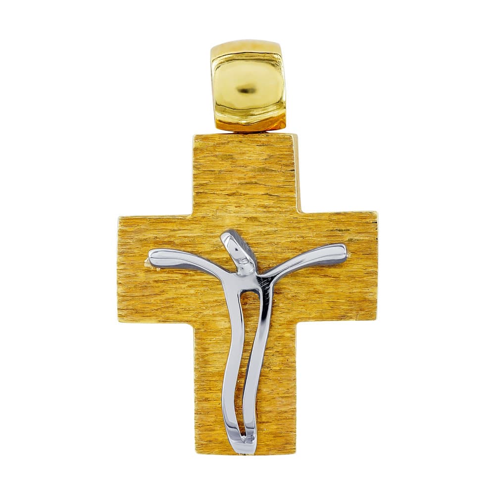 Boys' Baptism Crosses Gofas Gold