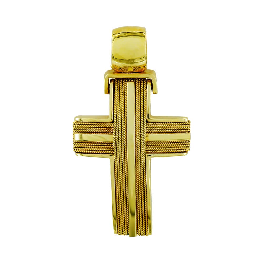 Boys' Baptism Crosses Gofas Gold