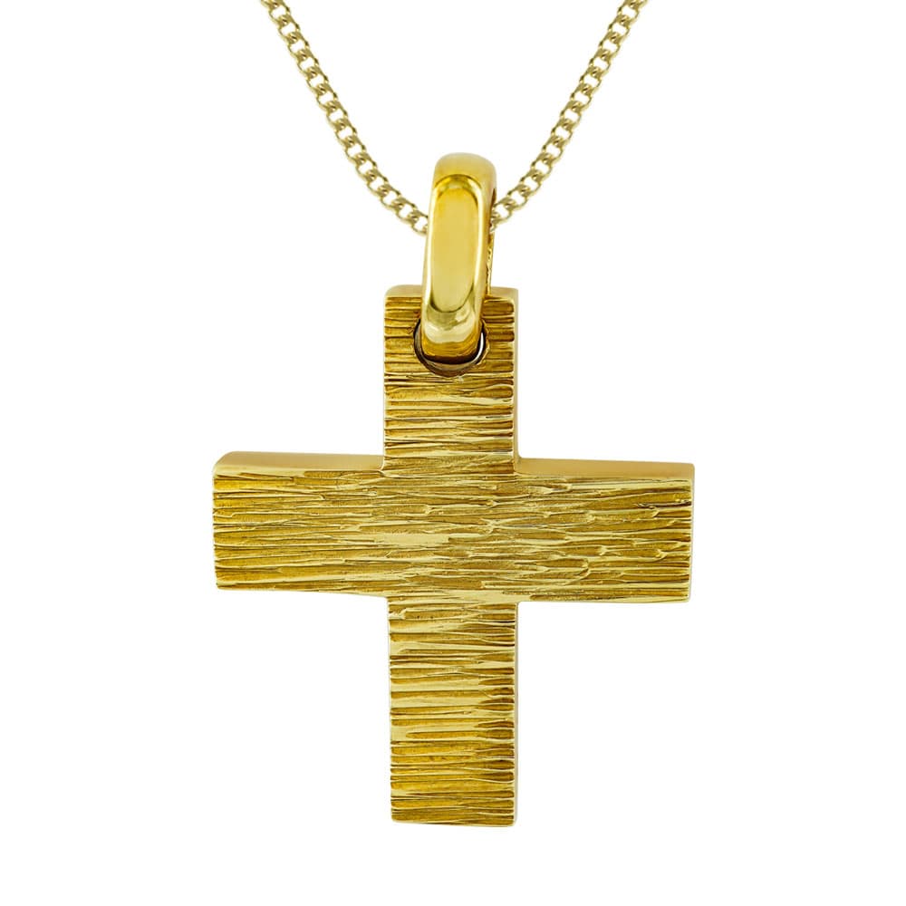 Boys' Baptism Crosses Gofas Gold