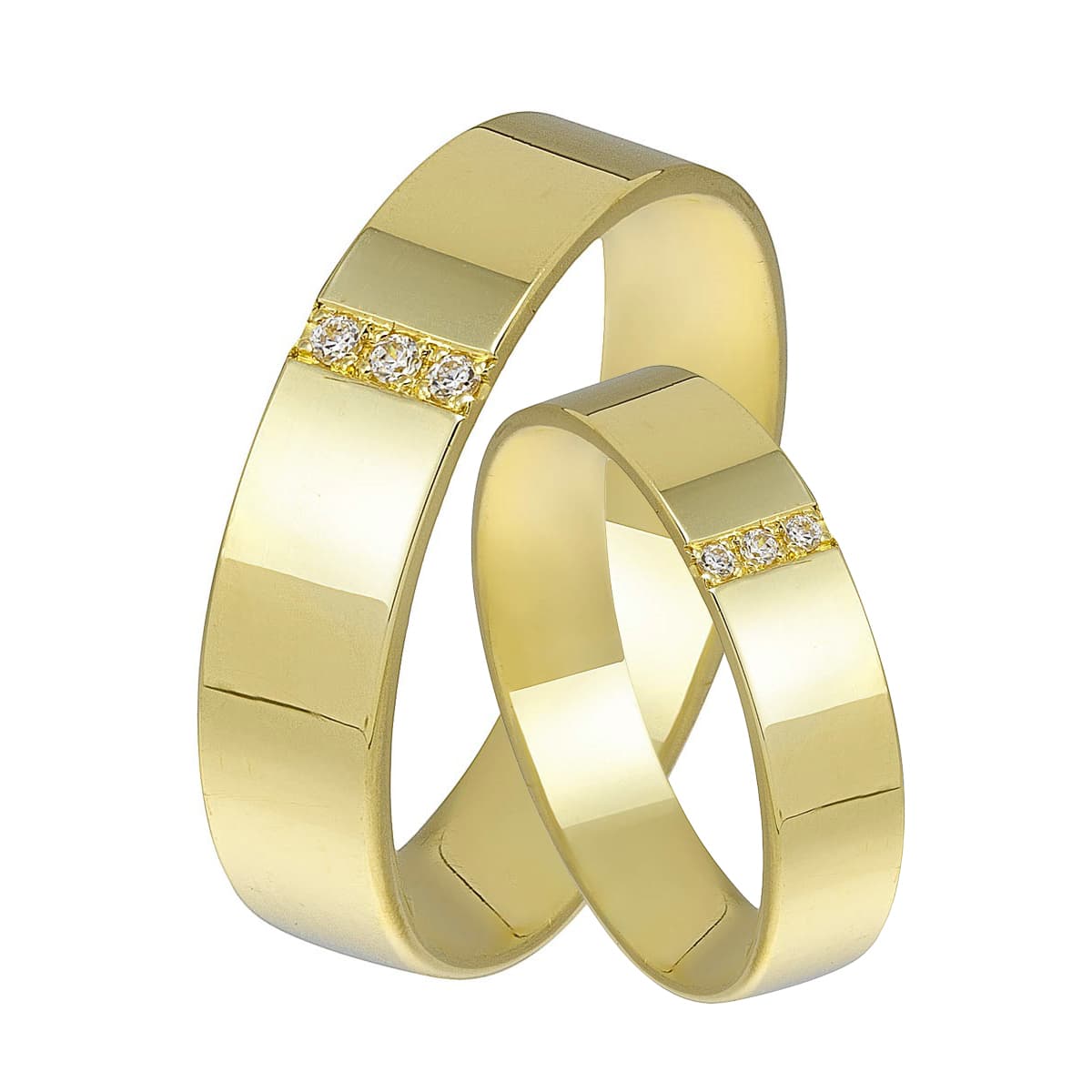 Women's Wedding Bands Gofas Silver