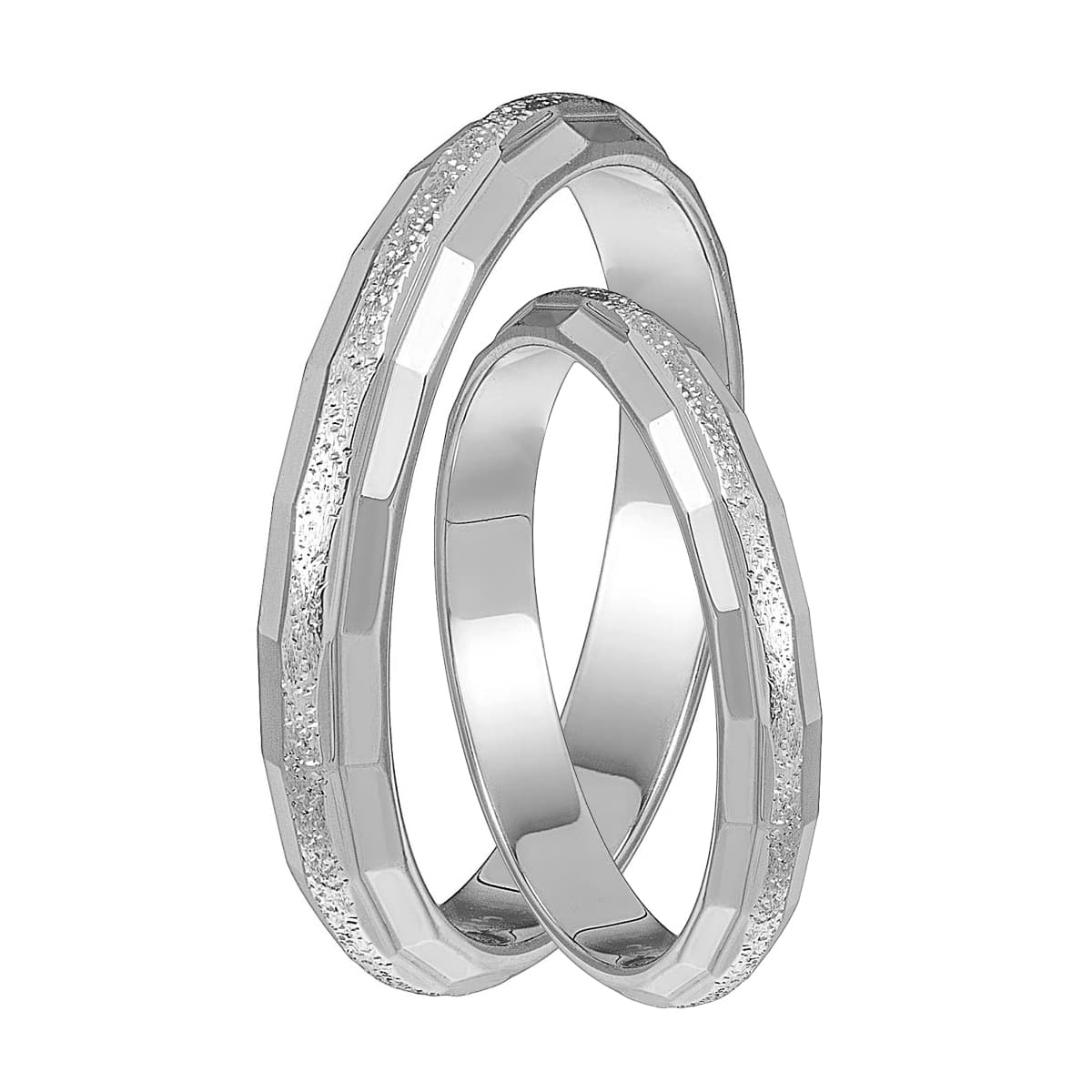 Women's Wedding Bands Gofas Silver