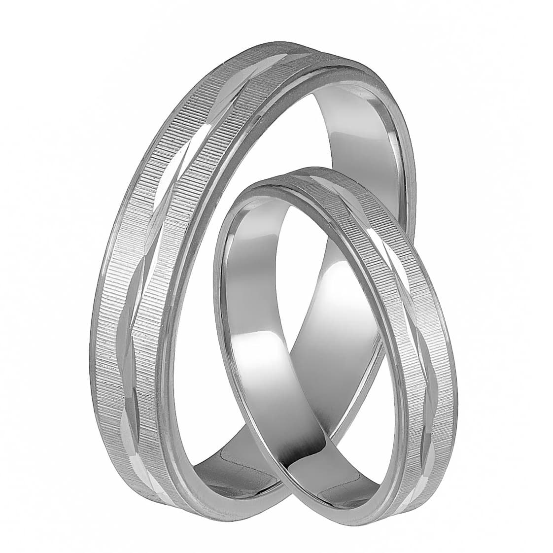 Women's Wedding Bands Gofas Silver