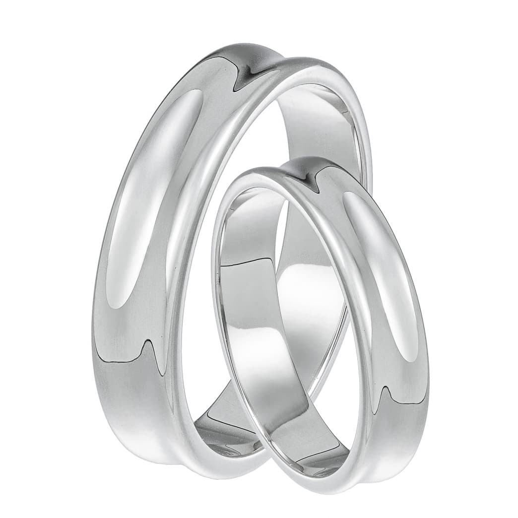 Women's Wedding Bands Gofas Silver
