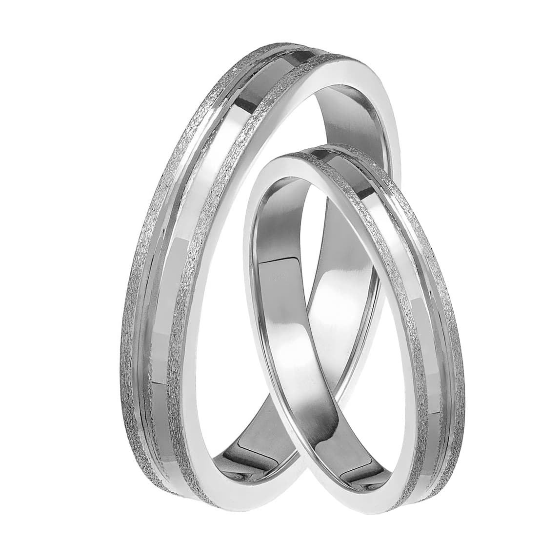 Women's Wedding Bands Gofas Silver