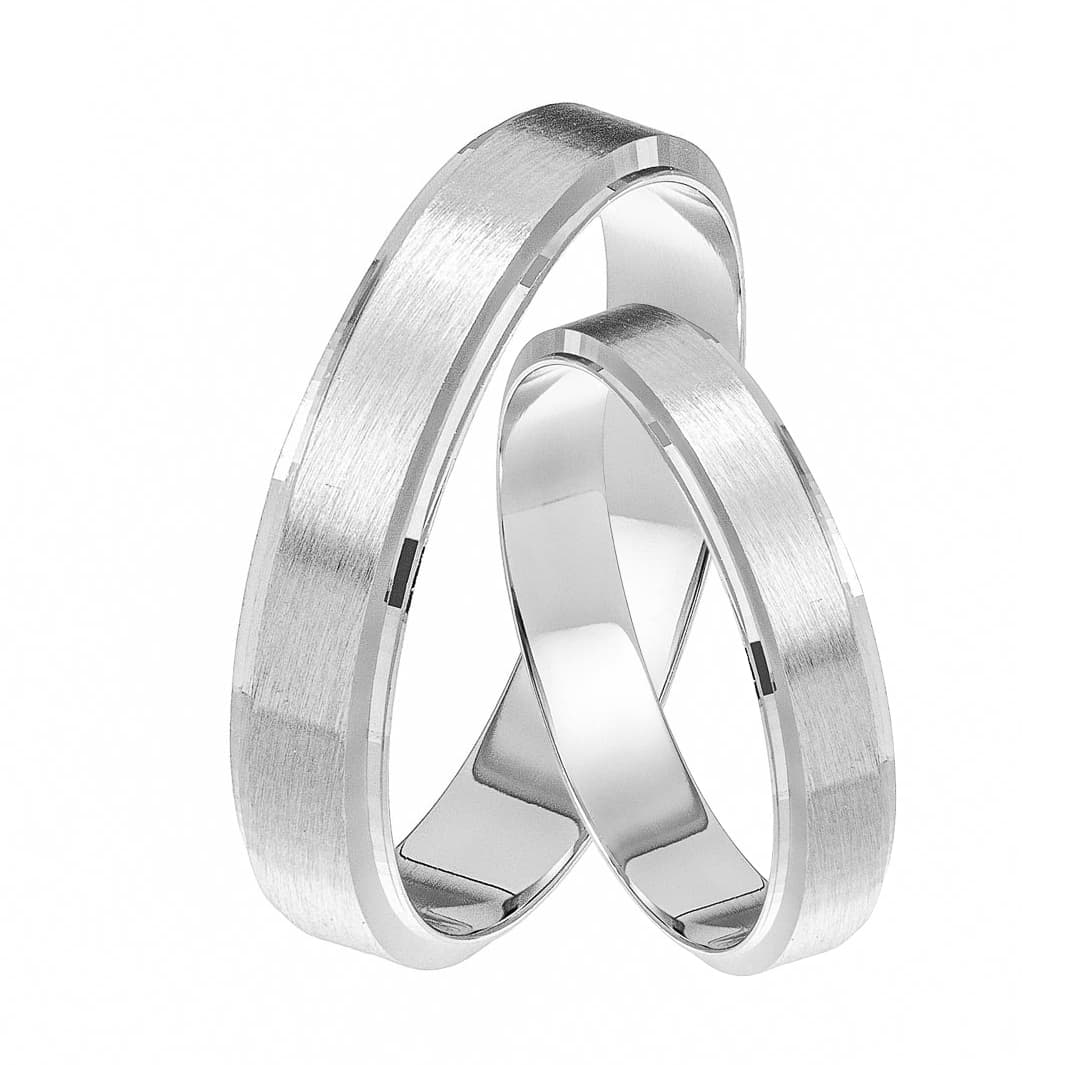 Women's Wedding Bands Gofas Silver