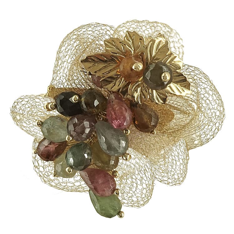 Καρφίτσα από Κίτρινο Χρυσό 14 Καρατίων KRF105