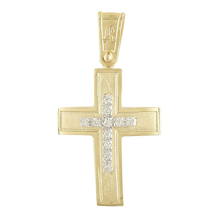 Boys' Baptism Crosses Gofas Gold