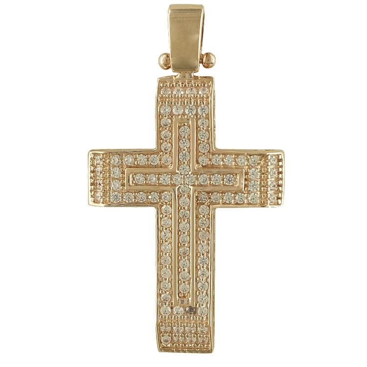 Boys' Baptism Crosses Gofas Rose Gold