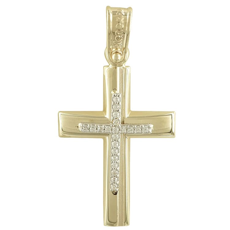 Boys' Baptism Crosses Gofas Gold