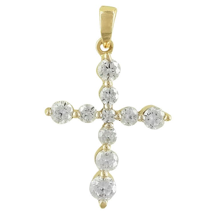 Boys' Baptism Crosses Gofas Gold